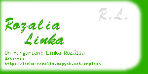 rozalia linka business card